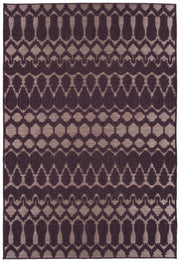Contemporary, Transitional, Geometric, Textured, High-Low Cut & Loop 2' x 3' Rectangle Throw Rug