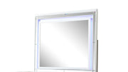 Sterling Mirror Framed LED Mirror Made With Wood in White Color same as 808857929518 (CA inventory)(INCLUDES ONLY MIRROR)