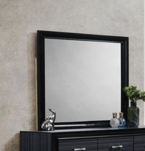 Naima  Black Finish Mirror