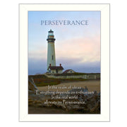 'Perseverance' By Trendy Decor4U, Printed Wall Art, Ready To Hang Framed Poster, White Frame