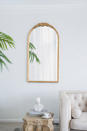 28'x53' Wood Floor Mirror, Full Body Mirror Dressing Make up Mirror for Bathroom Bedroom Living Room