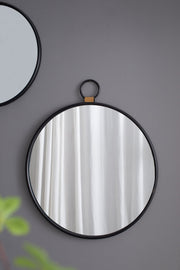 24' x 27'  Wall Mirror with Black Frame, Contemporary Minimalist Accent Mirror for Living Room, Foyer, Entryway, Bedroom