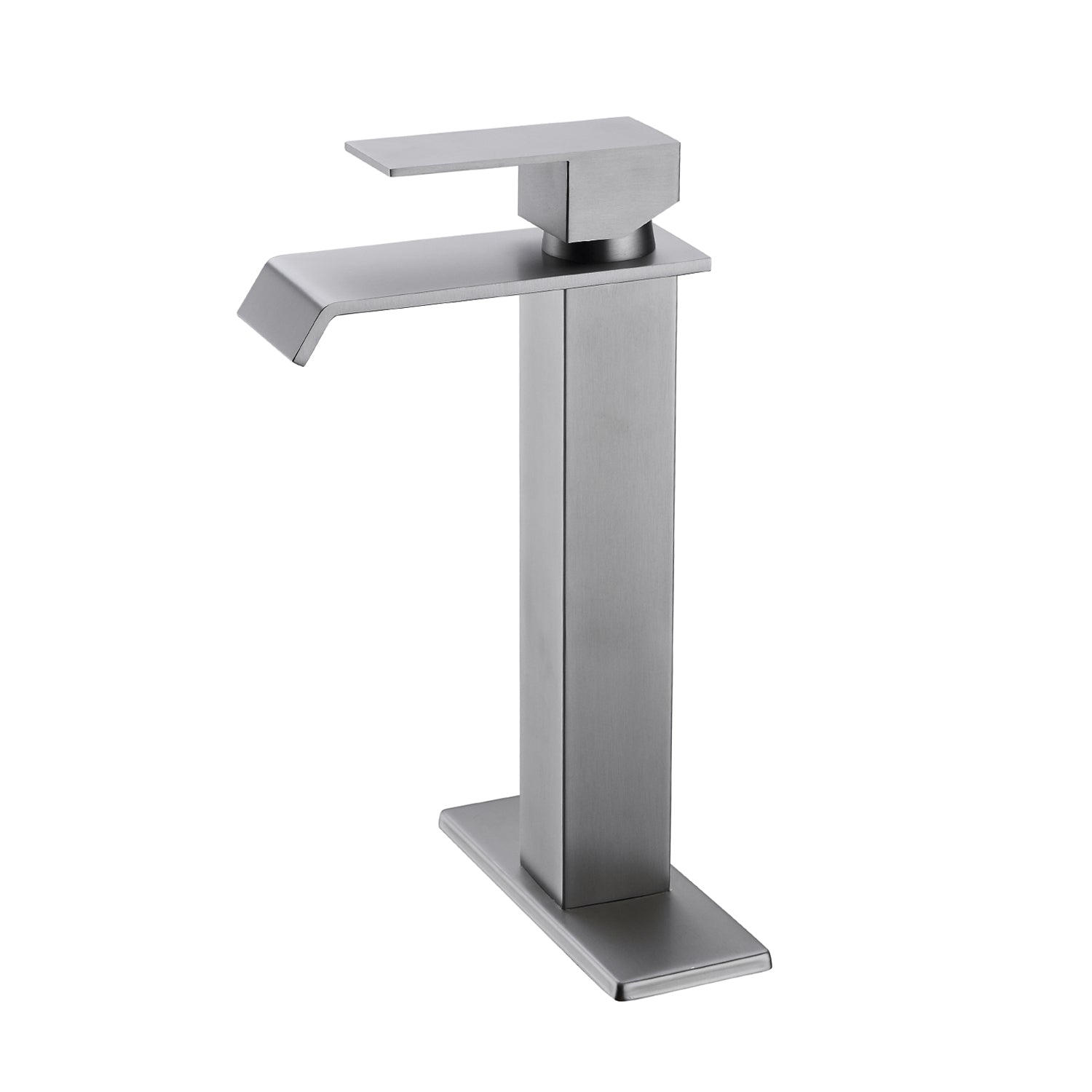 Waterfall Spout Single Handle Bathroom Sink Faucet
