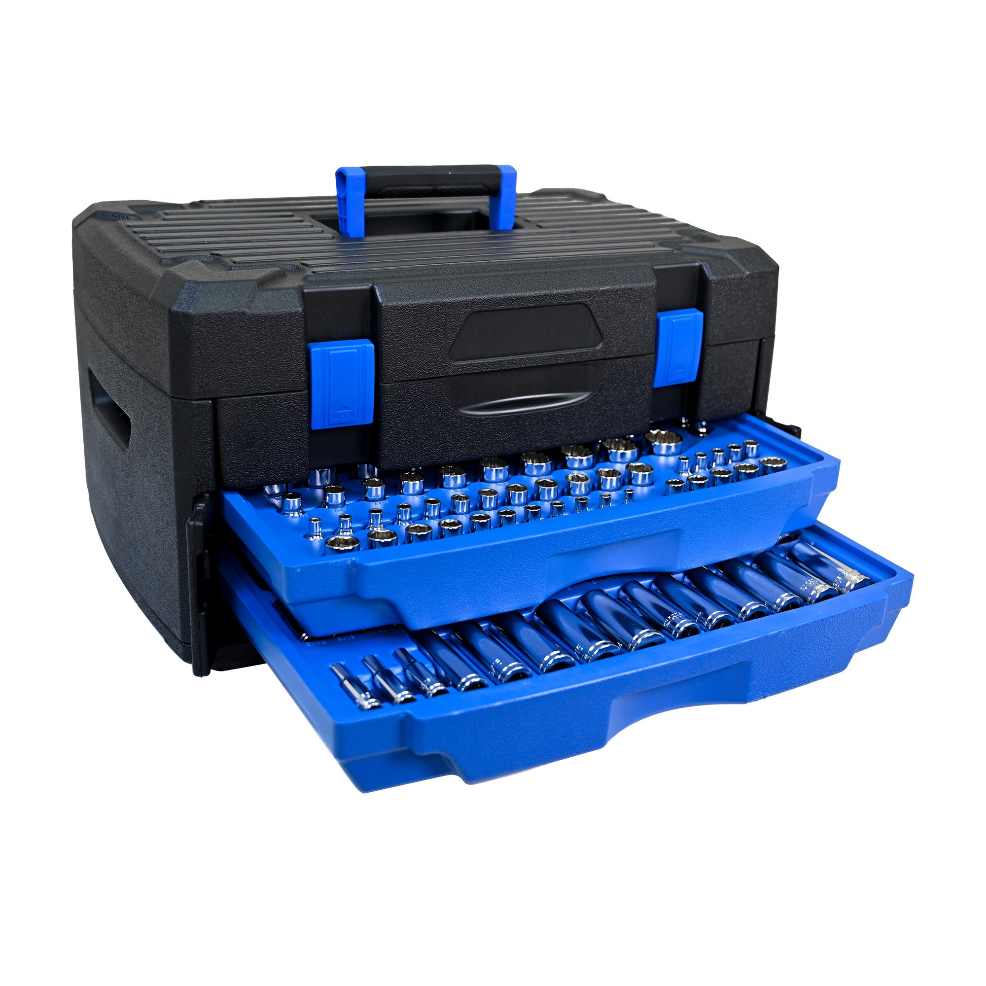Black Tool Box with 266 pcs Hand Tool Set