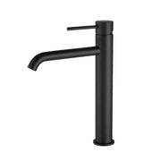 Black Tall Bathroom Faucet Black Faucet for Bathroom Sink, Single Hole Bathroom Faucet Modern Single Handle Vanity Basin Faucet
