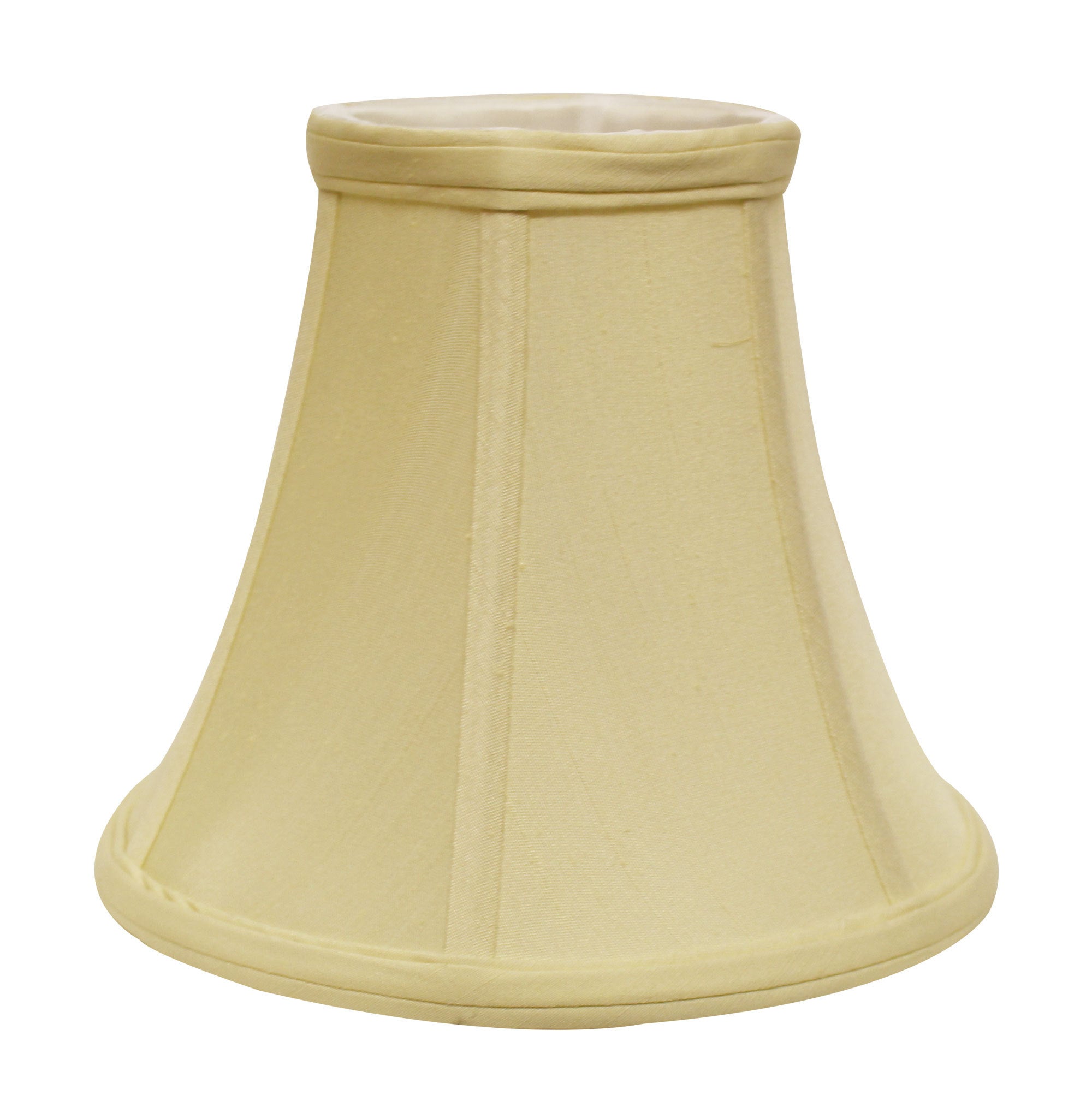 Slant Bell Softback Lampshade with Washer Fitter, Antique White