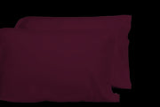Luxurious Viscose from 100% Bamboo 2-Piece Pillowcase Set , Oeko-TEX Certified, King - Merlot