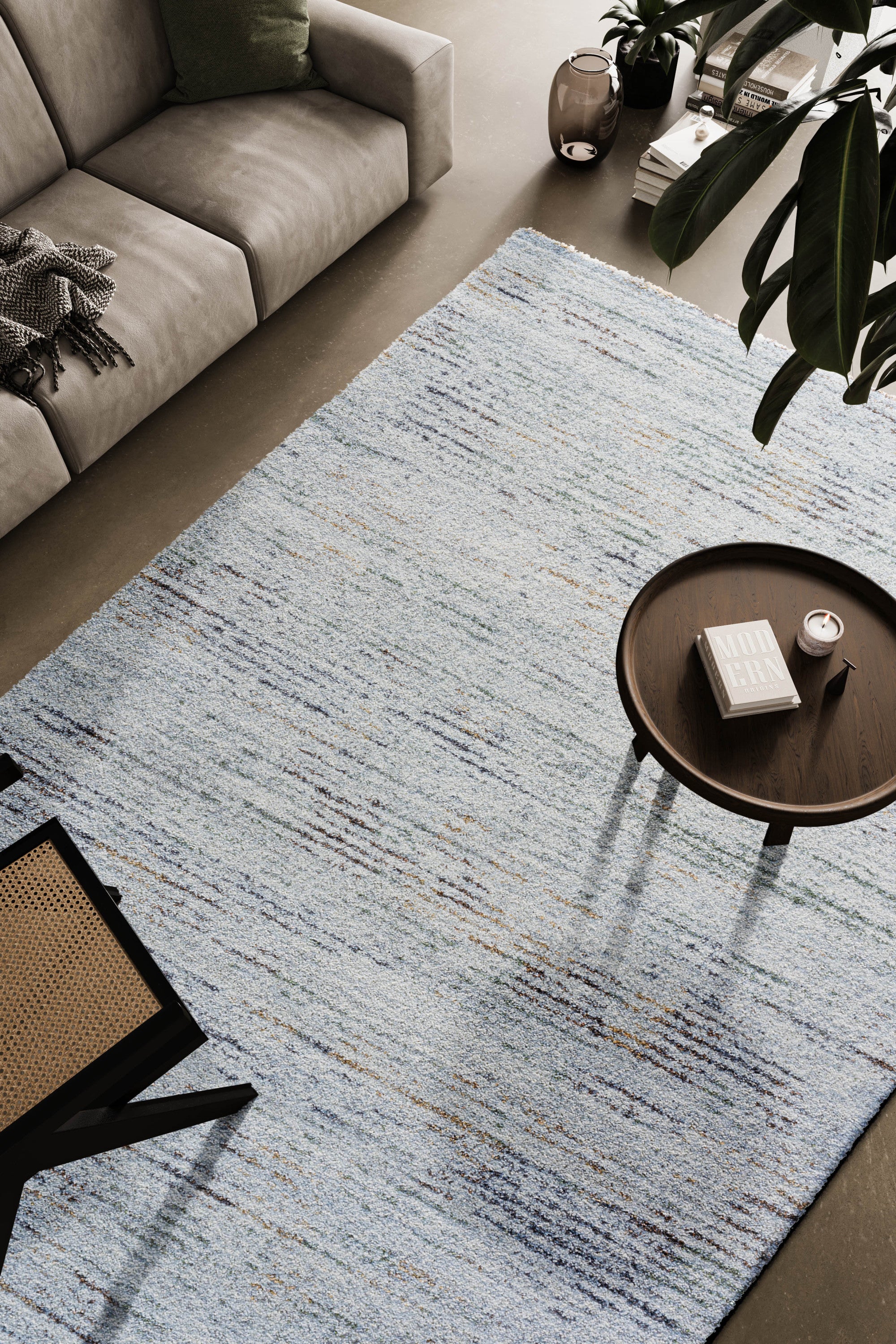 Odette Ivory, Gold, Green, Rust, Gray and Charcoal Polypropylene Area Rug