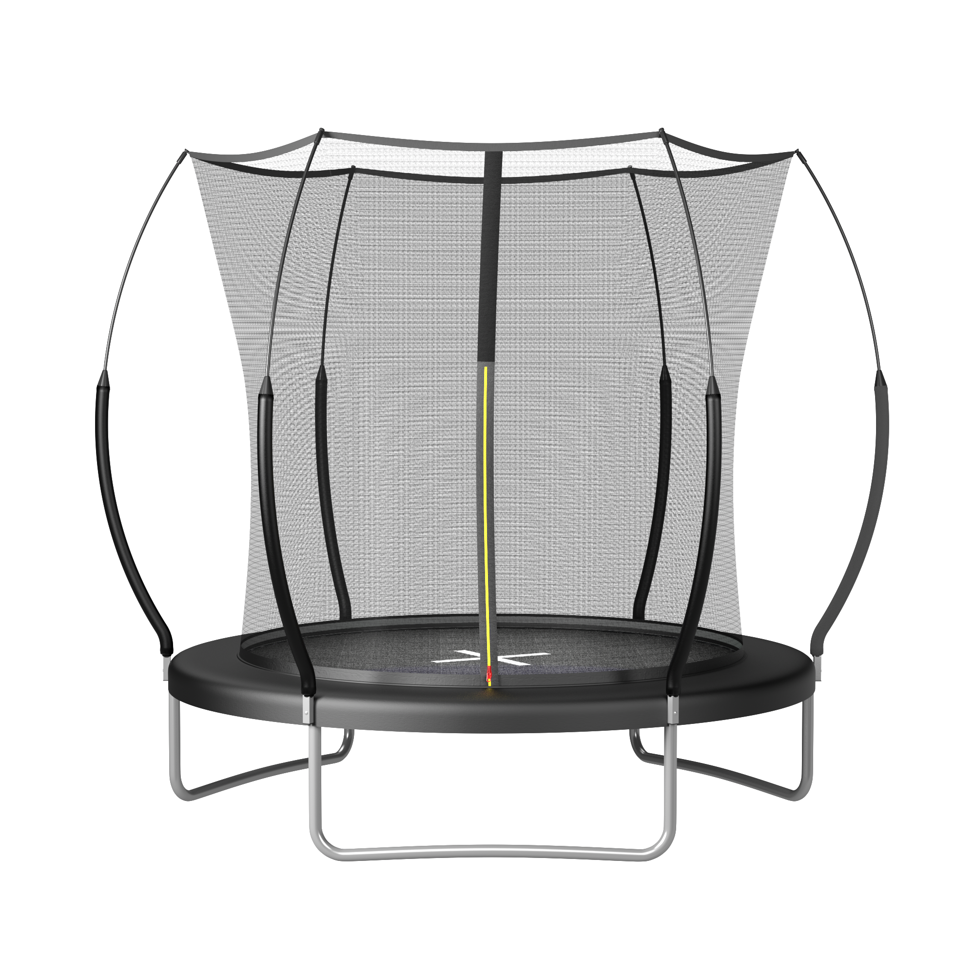 YC 8FT Springfree no Gap Trampoline- Black