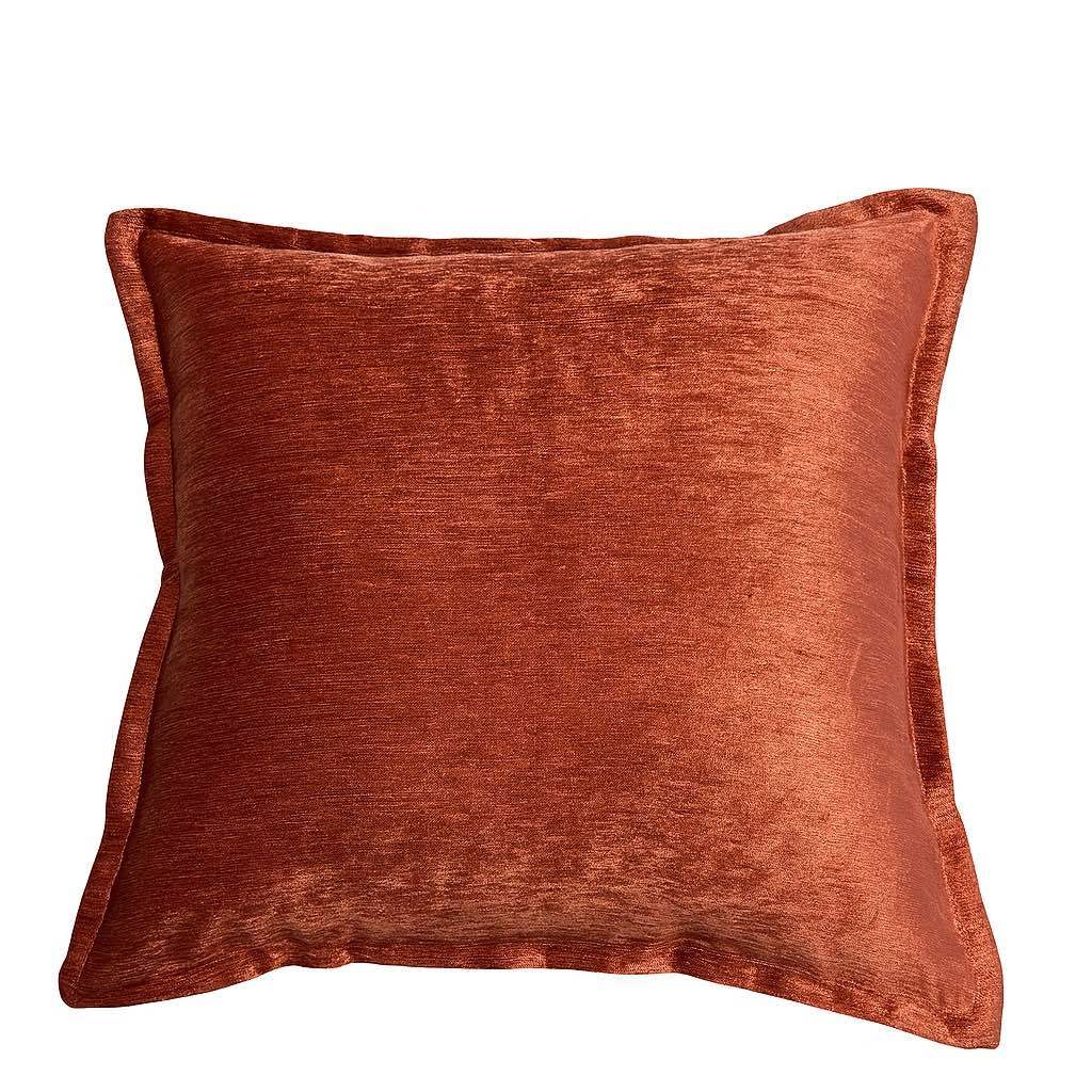 Homey COZY Velvet Throw Pillow – Rose Copper Elegance with Soft Luster and Modern Warmth