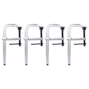 Heavy-Duty F-Clamp,Removable Swivel Pad, Deep Throat F Clamp 5-1/2', Heavy Duty Bar Clamp for Welding,12'x5 1/2' ,4 pcs pack