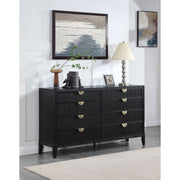 Mason Black 8-Drawer Dresser