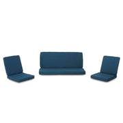 CAROLINA CLUB CHAIR & LOVESEAT CUSHION SET, DARK TEAL, (2sets 63513.00 CUSHION SET+1set 63308.00 CUSHION SET)