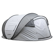 4-6 Persons White + Gray Pop-Up Boat Tent