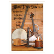 'Music' by Billy Jacobs, Ready to Hang Framed Print, White Frame