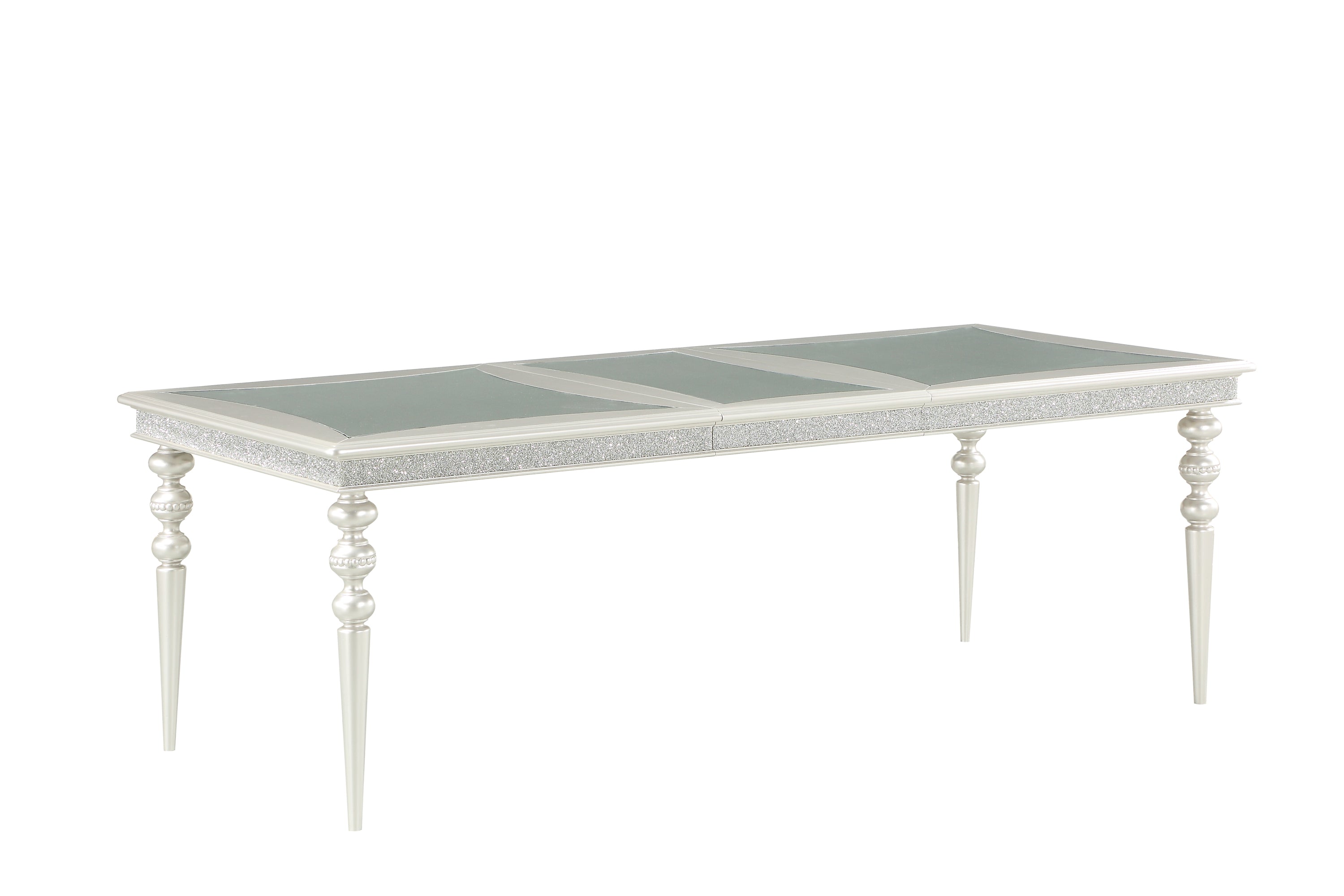 Maverick Platinum Finish Dining Table