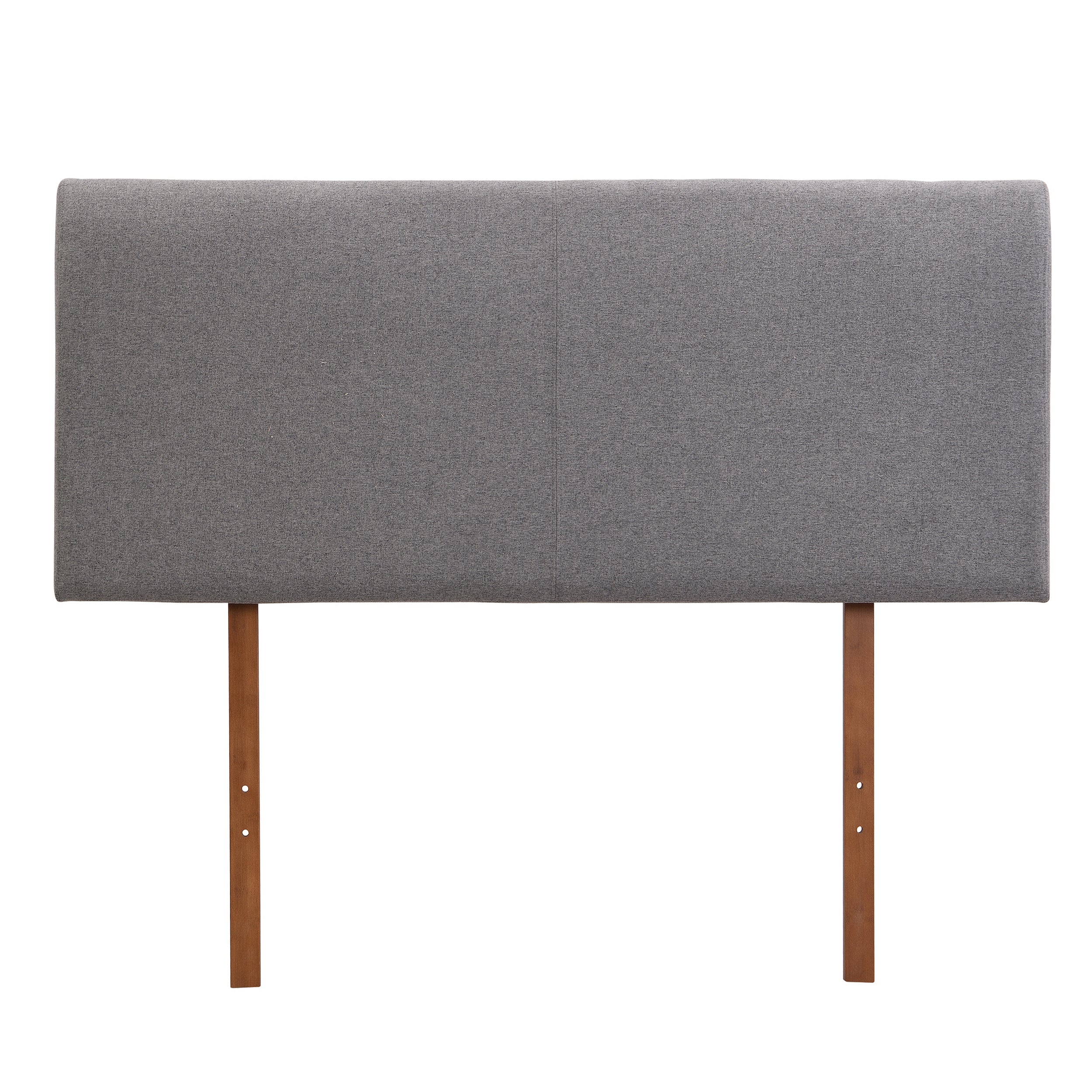 Grey Curved Adjustable Headboard Full