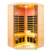 Hemlock sauna for pentagonal