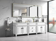 118' x 36' LED Bathroom Mirror with Aluminum Frame, Wall Mounted Vanity Mirror, Anti-Fog, Memory, 3 Colors, Stepless Dimmable