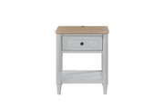 Small Teen Nightstand - Cement and Sand