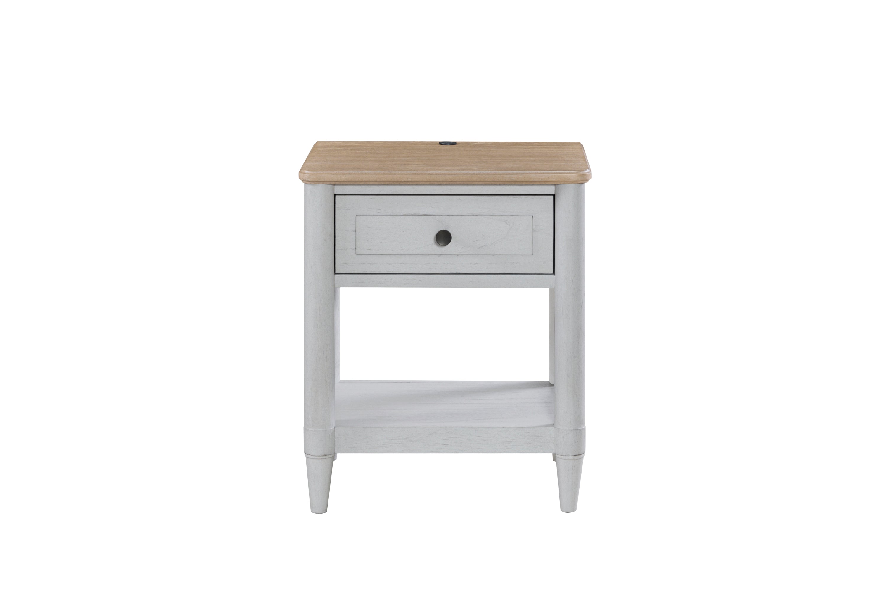 Small Teen Nightstand - Cement and Sand