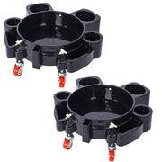 Bucket Dolly 5 Gallon Rolling Bucket Dolly with 5 Rolling Swivel Casters,Removable Bucket Dolly for Car Wash Professional Detailing for Car Washing Detailing Smoother Maneuvering 2pcs set