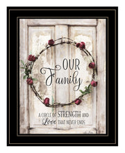 'Our Family' by Lori Deiter, Ready to Hang Framed Print, Black Frame