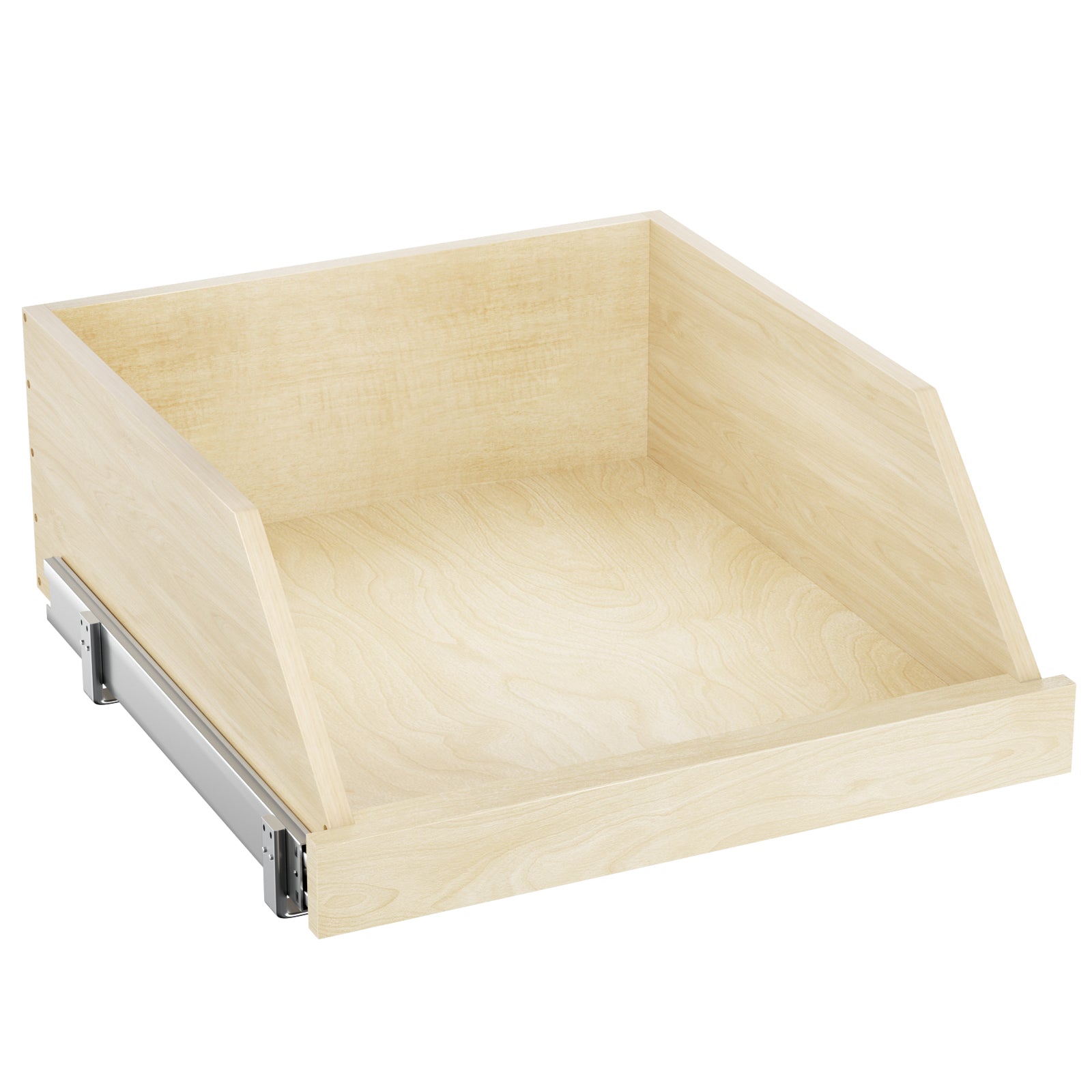 Pull Out Cabinet Organizer High Drawer 19½' W x 21' D Hard Close Wood Slide Out Shelves Cabinet Storage and Organizer with Full Extension Rail Slides Pull Out Drawer for Kitchens Cabinet Pantry