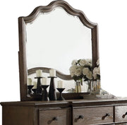 Baudouin Weathered Oak Finish Mirror
