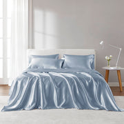 6 PCS Queen Luxury Sheet Set Blue