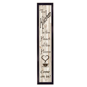 'Kitchen Is The Heart of The Home' by Millwork Engineering, Ready to Hang Framed Print, Black Frame