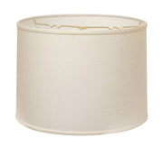 Slant Retro Drum Hardback Lampshade with Washer Fitter, White