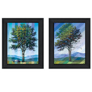 'Catching Light as Time Passes' 2-Piece Vignette by Tim Gagnon, Black Frame