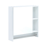 Wall Mounted Bathroom Storage Cabinet with Mirror Door,Medicine Cabinet,Over The Toilet Storage Cabinet with Shelves and Towel Rack