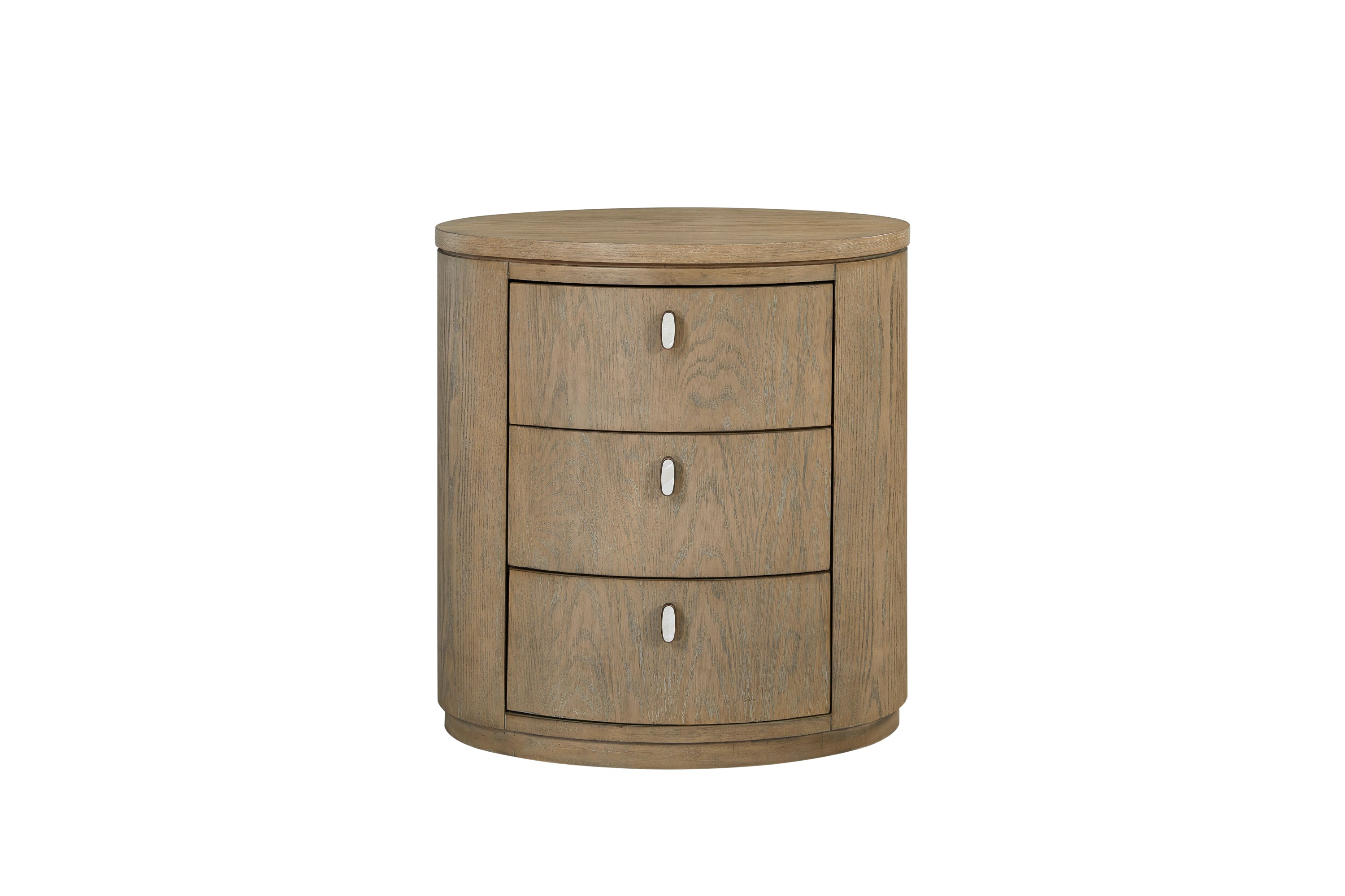 Oval Nightstand - Toffee