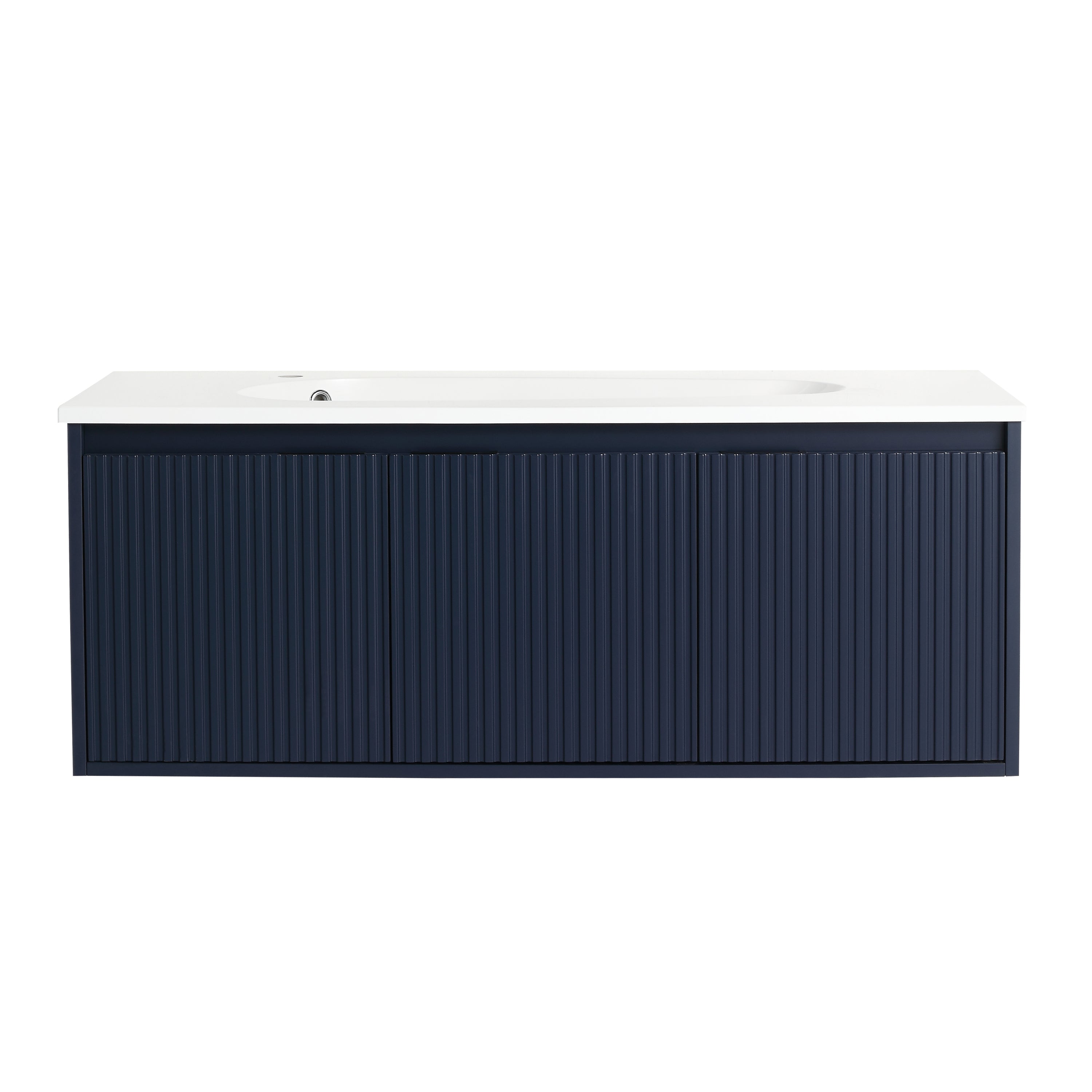 Soft Close Doors Bathroom Vanity Without Sink,48 Inch  For Small Bathroom,BVB05848NBL