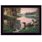 'Northern Tranquility' by Kim Norlien, Ready to Hang Framed Print, Black Frame