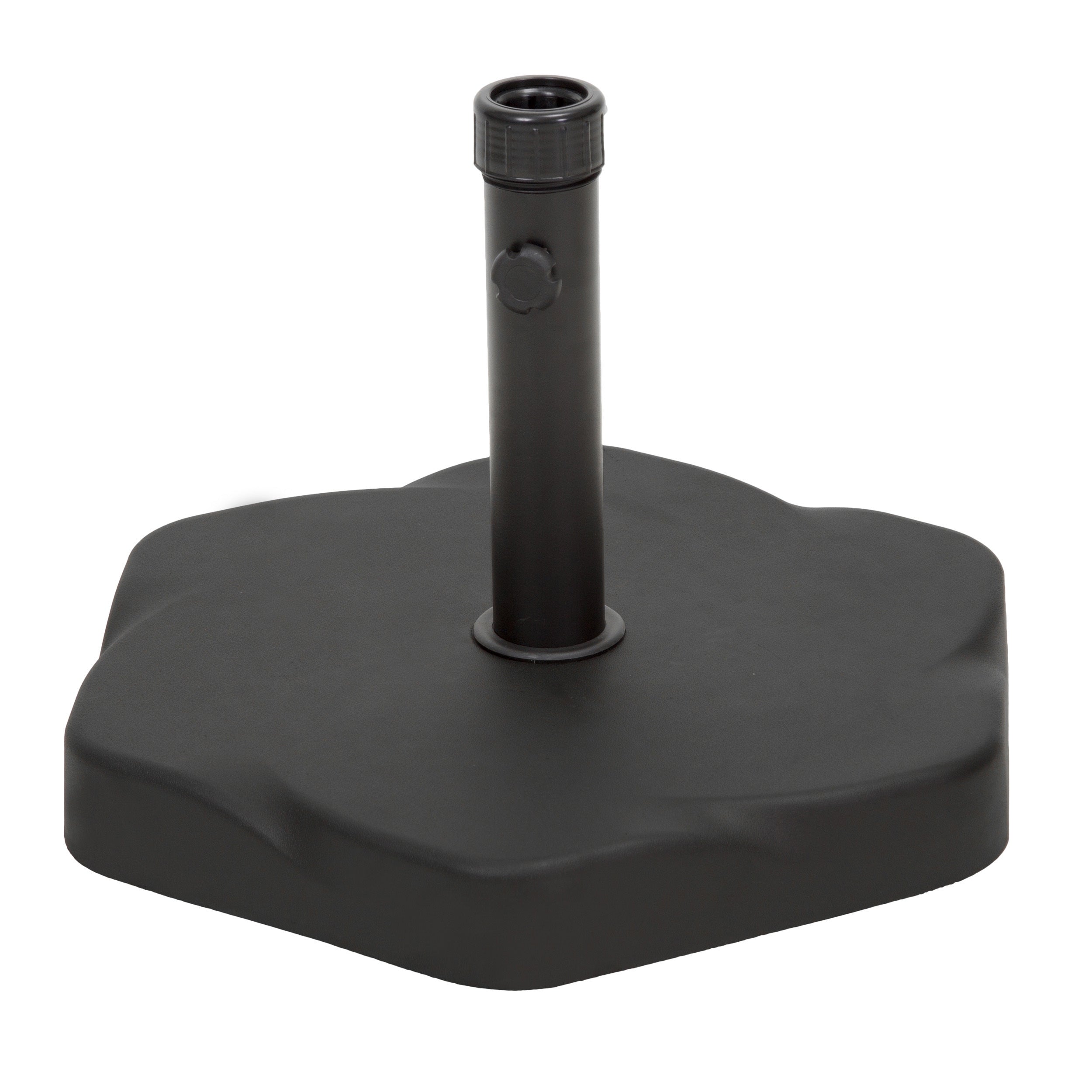 Umbrella Base with Hexagonal Shape, Black