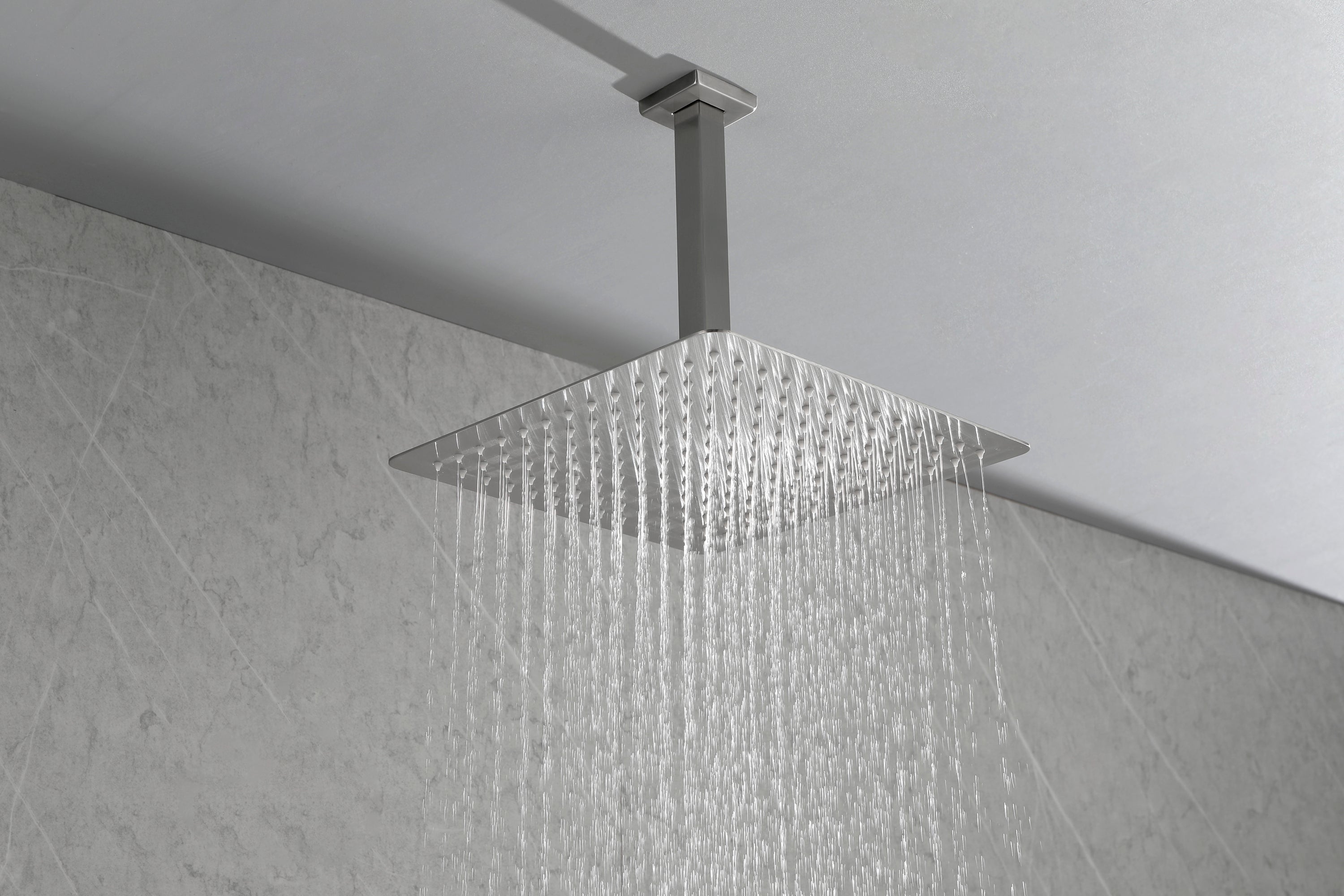 Rain Shower Head High Pressure Rainfall Showerhead Water Saving