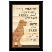 'Every Snack You Make' By Marla Rae, Ready to Hang Framed Print, Black Frame