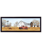 'Autumn on the Farm' by Billy Jacobs, Ready to Hang Framed Print, Black Frame
