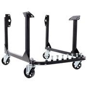750LBS Engine Cradle with Wheels,Heavy-Duty Steel Motor Holder with 4 Swivel Casters and 4 Hook Positions Easy Assembly