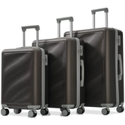Luggage Set 3 Piece, Lightweight Durable ABS Suitcases with Spinner Wheels and TSA Lock, Carry-on & Checked Travel Luggage (20'/24'/28')