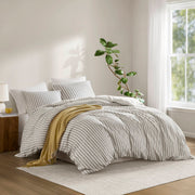 3 PCS Queen Duvet Set Grey