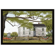 'Sweet Summertime House' by Billy Jacobs, Ready to Hang Framed Print, Black Frame