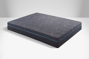 8' Full Size Bed Mattress Gel-Infused Memory Foam Hybrid Mattress, Dark Gray, Mattress in a Box, Firm Comfort Mattress