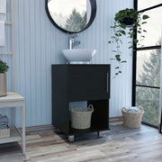 1-Shelf Single Bathroom Vanity Wenge