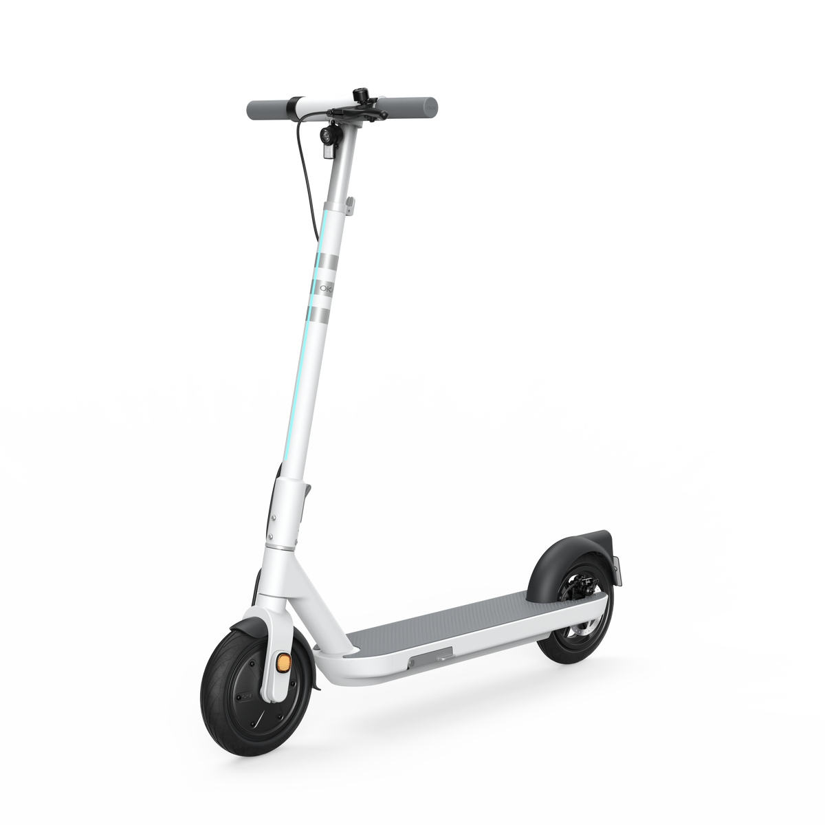 Foldable Electric Scooter w/18.6 Miles Max Operating Range & 15.5 mph Max Speed - White
