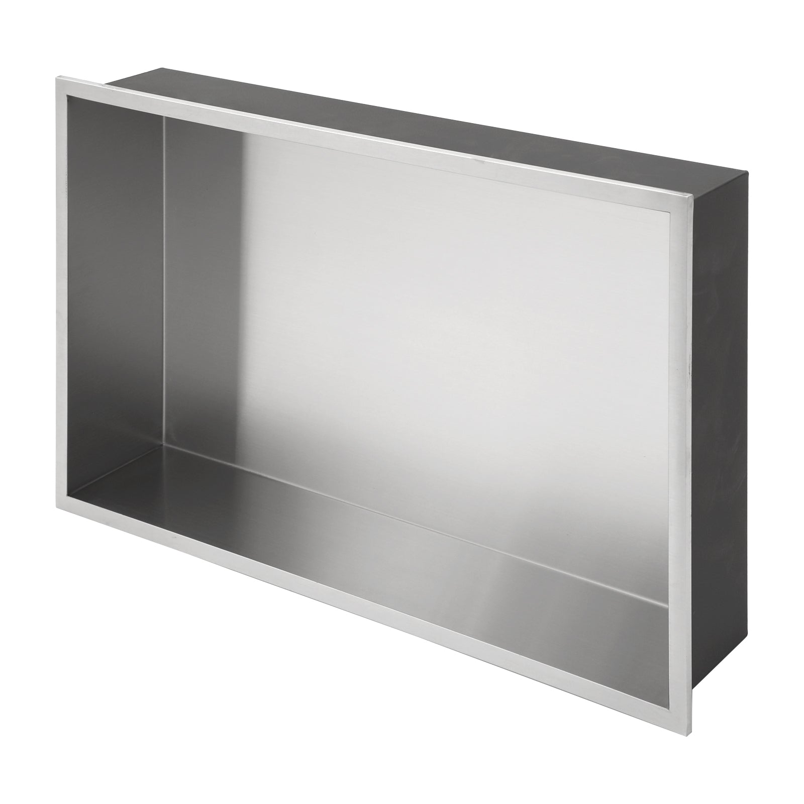 Brushed Nickel 21' x 13' Stainless Steel Shower Niche for Bathroom or Kitchen