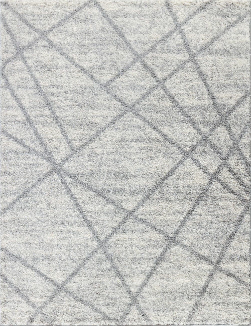 Loft Shag GC_CZY1004 Ivory 7 ft. 10 in. x 9 ft. 10 in. Shaggy Area Rug